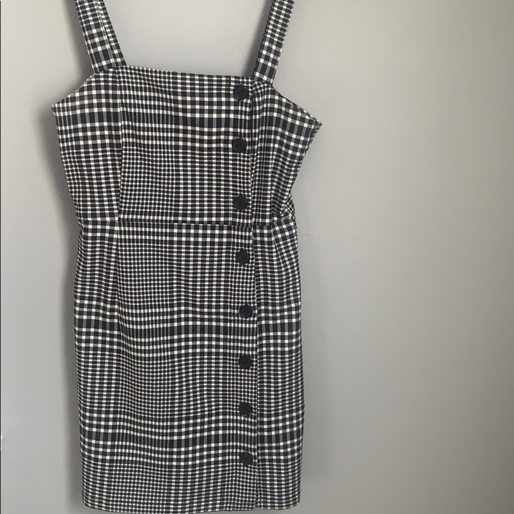 H&M checkered dress